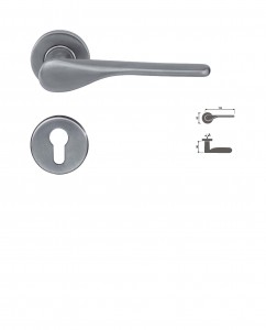 ASI 9108 SS Lever Handle