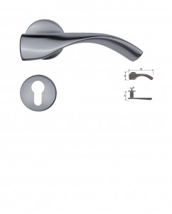 ASI 9162 SS Lever Handle