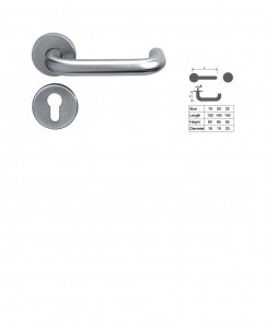 ASI 8101 SS Lever Handle